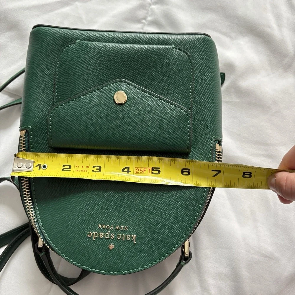Kate Spade New York Womens Schuyler Saffiano Leather Mini Backpack Green‎ Luxury